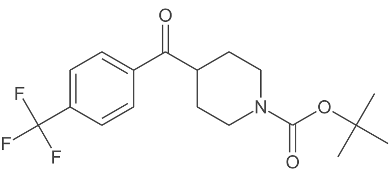 4-(4-(三氟甲基)苯甲酰基)哌啶-1-甲酸叔丁酯