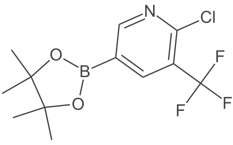 2-氯-5-(4,4,5,5-四甲基-1,3,2-二氧硼杂环戊烷-2-基)-3-(三氟甲基)吡啶