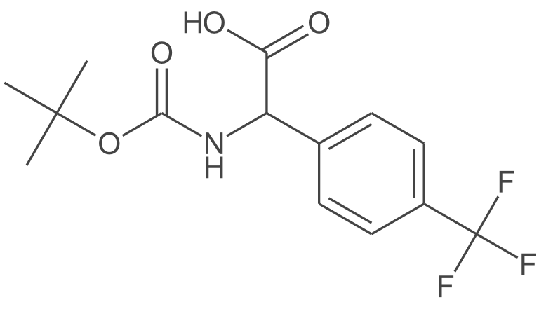 2-((叔丁氧基羰基)氨基)-2-(4-(三氟甲基)苯基)乙酸