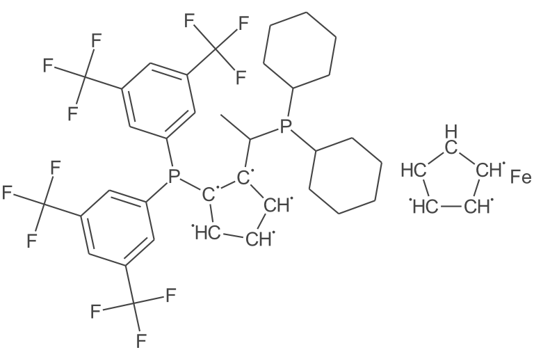 (1S)-1-[双[3,5-双(三氟甲基)苯基]膦基] -2-[(1S)-1-(二环己基膦基)乙基]二茂铁