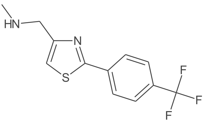 N-甲基-1-(2-(4-(三氟甲基)苯基)噻唑-4-基)甲胺
