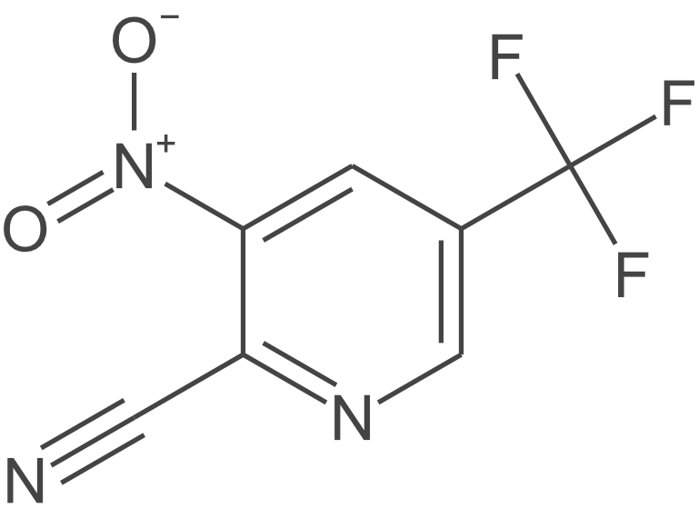 3-硝基-5-(三氟甲基)吡啶甲腈