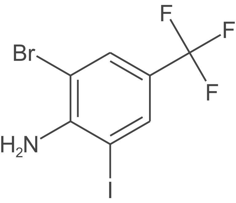 2-溴-6-碘-4-(三氟甲基)苯胺
