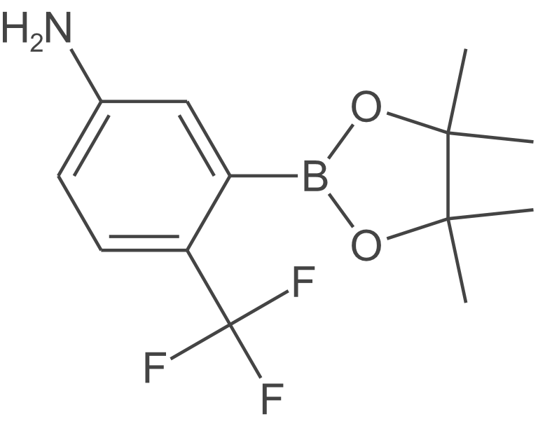 3-(4,4,5,5-四甲基-1,3,2-二氧杂硼烷-2-基)-4-(三氟甲基)苯胺