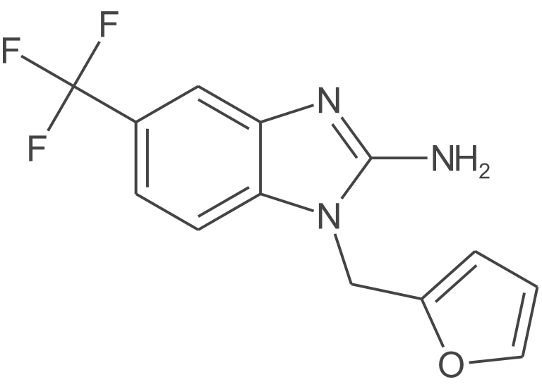 1-(2-呋喃基甲基)-5-(三氟甲基)-1H-苯并咪唑-2-胺