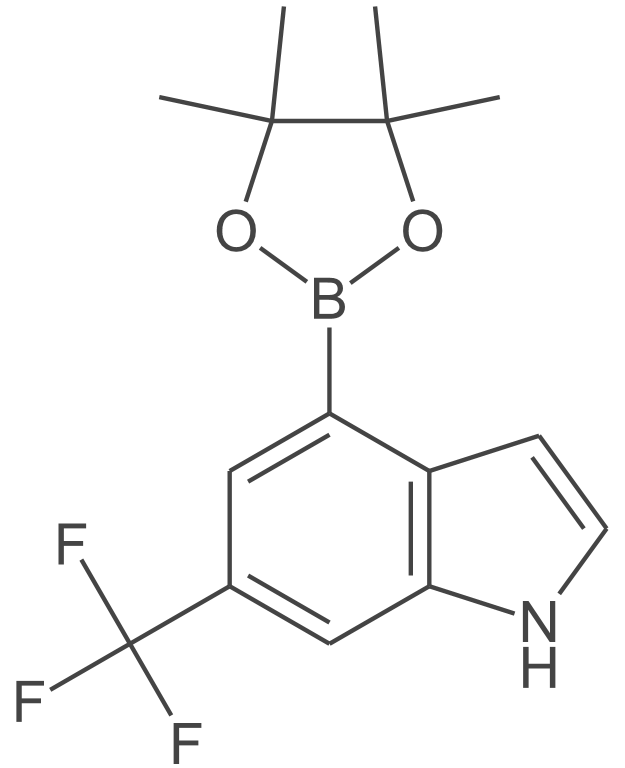 4-(4,4,5,5-四甲基-1,3,2-二氧硼戊环-2-基)-6-(三氟甲基)-1H-吲哚