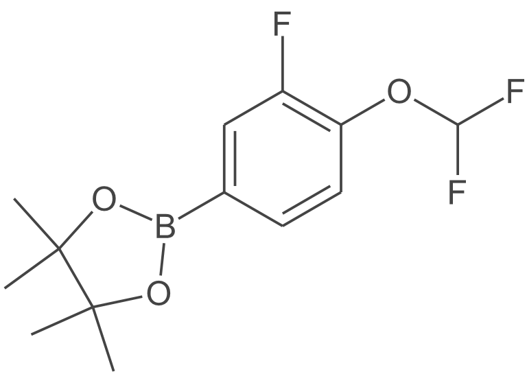 2-(4-(二氟甲氧基)-3-氟苯基)-4,4,5,5-四甲基-1,3,2-二氧杂硼烷