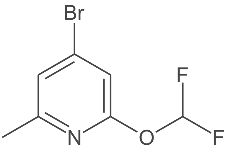 4-溴-2-(二氟甲氧基)-6-甲基吡啶