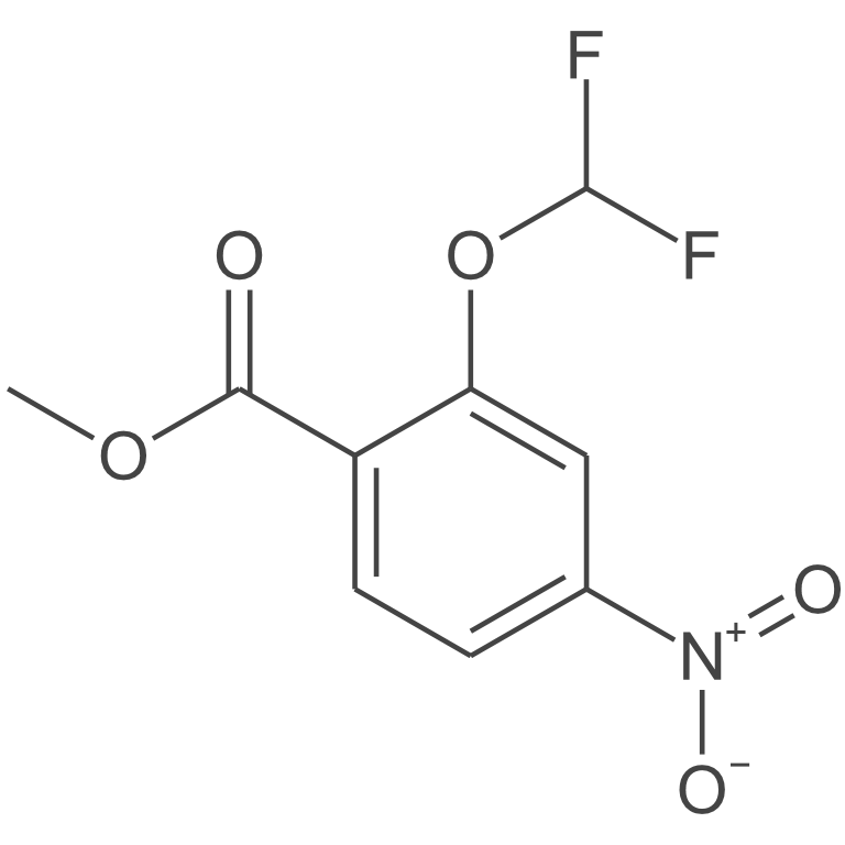2-(二氟甲氧基)-4-硝基苯甲酸甲酯
