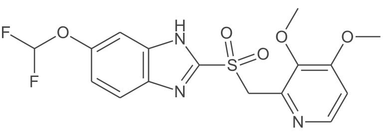 6-(二氟甲氧基)-2-(((3,4-二甲氧基吡啶-2-基)甲基)磺酰基)-1H-苯并[d]咪唑（泮托拉唑杂质）