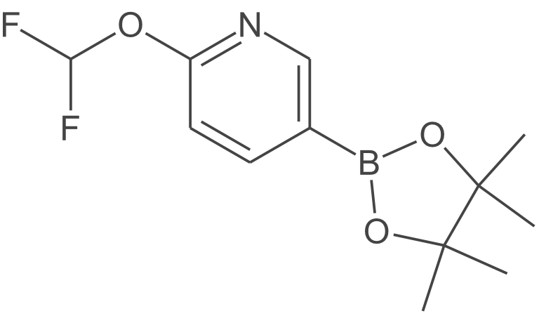 2-(二氟甲氧基)-5-(4,4,5,5-四甲基-1,3,2-二氧硼戊烷-2-基)吡啶