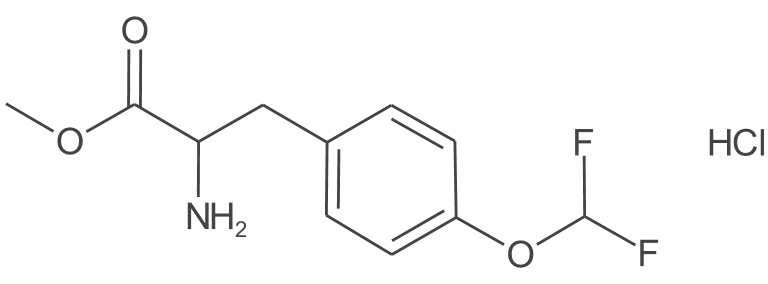(S)-2-氨基-3-(4-(二氟甲氧基)苯基)丙酸甲酯盐酸盐
