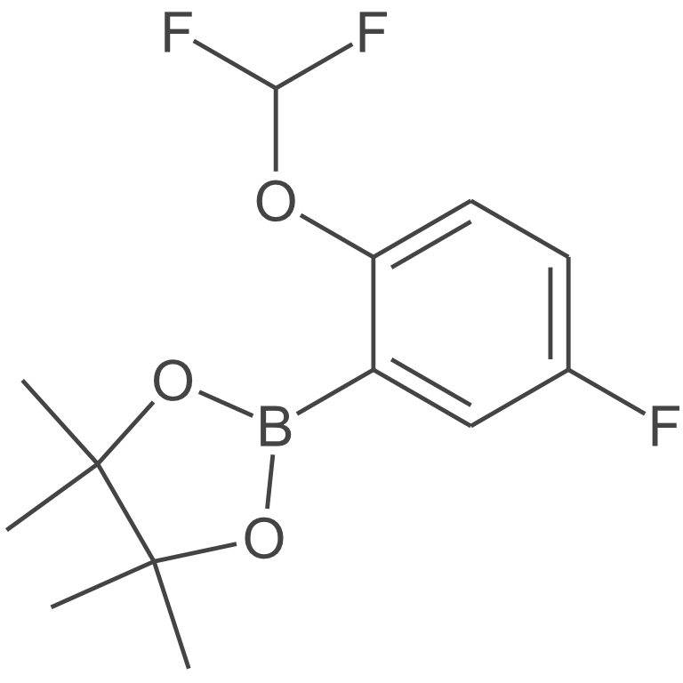 2-(2-(二氟甲氧基)-5-氟苯基)-4,4,5,5-四甲基-1,3,2-二氧杂硼烷