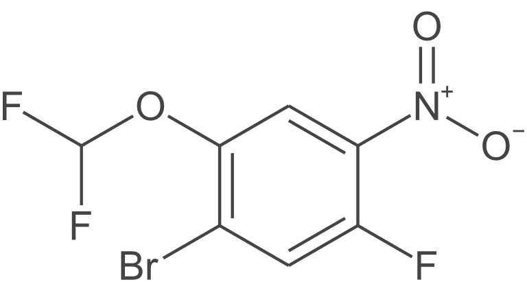 1-溴-2-(二氟甲氧基)-5-氟-4-硝基苯