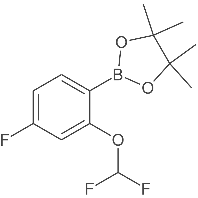 2-(2-(二氟甲氧基)-4-氟苯基)-4,4,5,5-四甲基-1,3,2-二氧硼烷