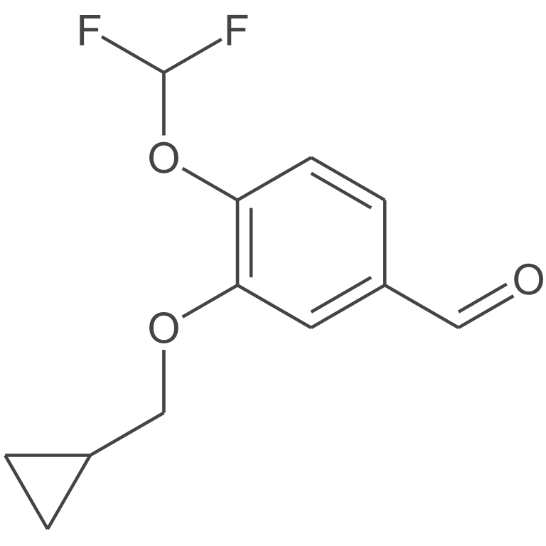 4-(二氟甲氧基)-3-(环丙基甲氧基)苯甲醛