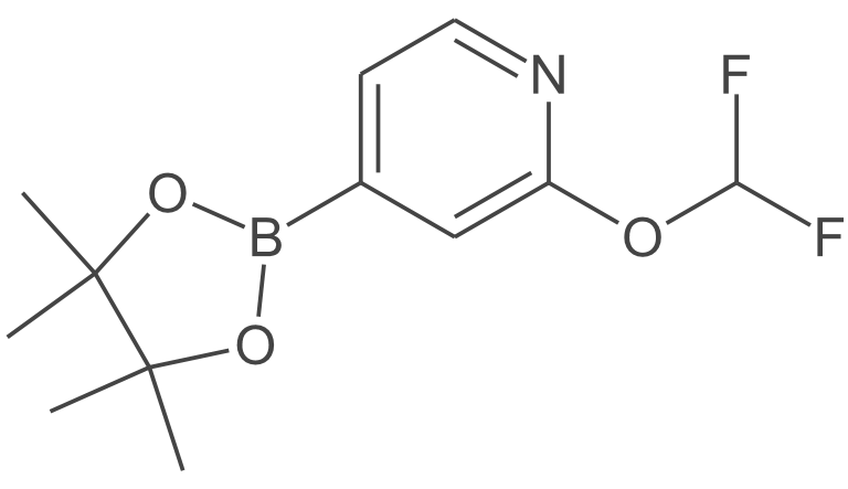 2-(二氟甲氧基)-4-(4,4,5,5-)四甲基-1,3,2-二氧杂硼杂环戊烷-2-基)吡啶