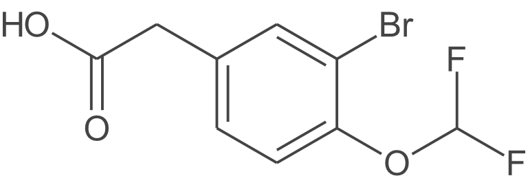 2-(3-溴-4-(二氟甲氧基)苯基)乙酸
