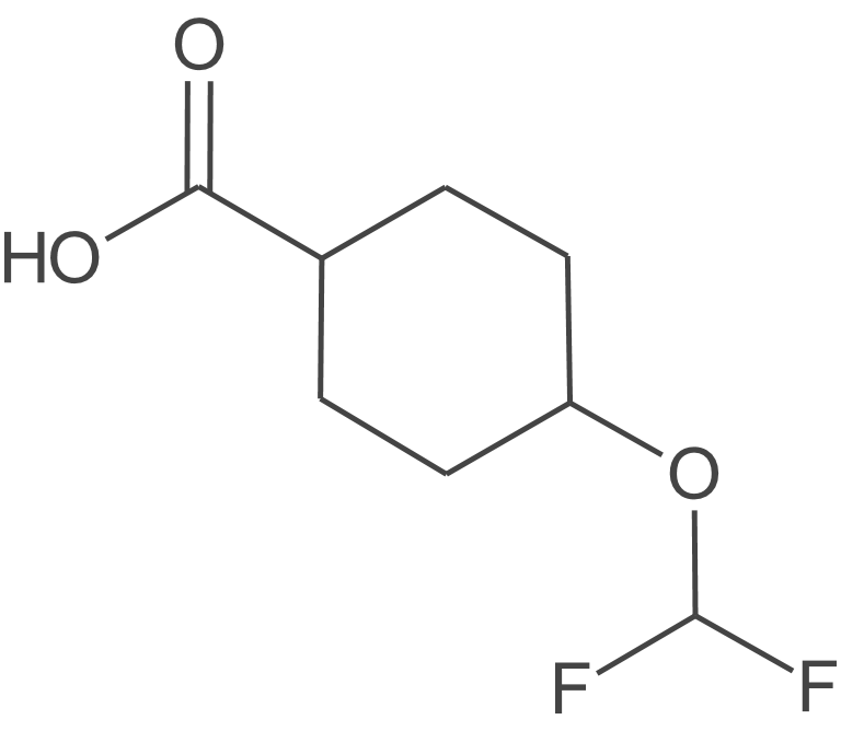trans-4-(二氟甲氧基)环己烷-1-羧酸