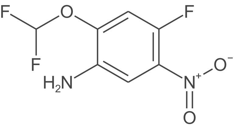 2-(二氟甲氧基)-4-氟-5-硝基苯胺