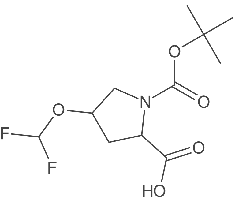 (2R,4R)-1-(叔丁氧基羰基)-4-(二氟甲氧基)吡咯烷-2-羧酸