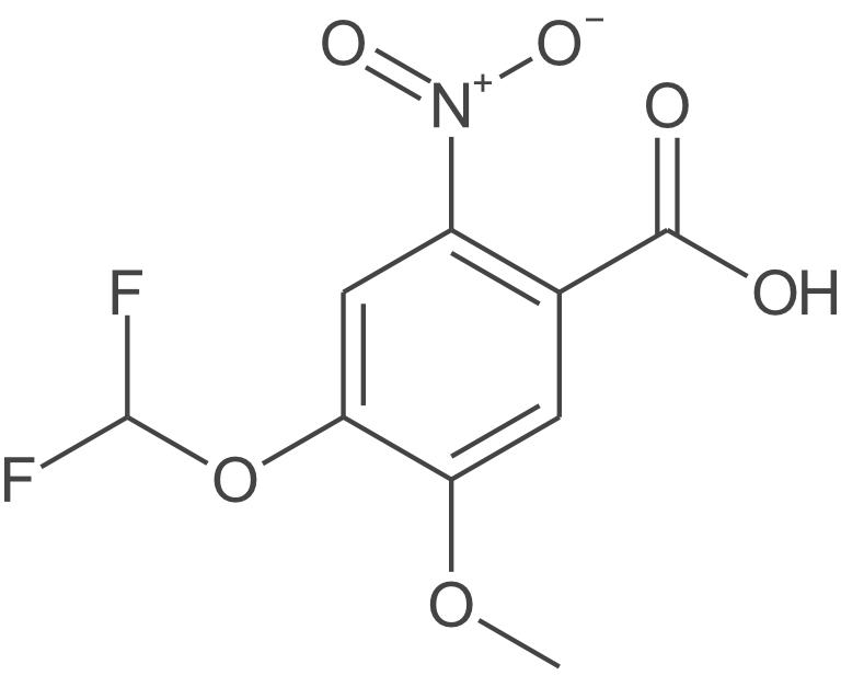 4-(二氟甲氧基)-5-甲氧基-2-硝基苯甲酸
