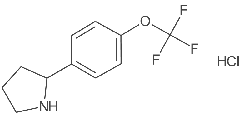 2-(4-(三氟甲氧基)苯基)吡咯烷盐酸盐