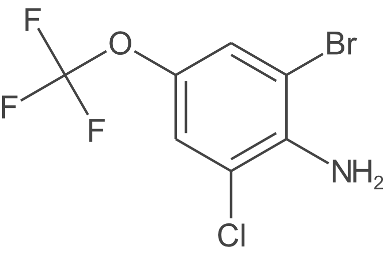 2-溴-6-氯-4-(三氟甲氧基)苯胺