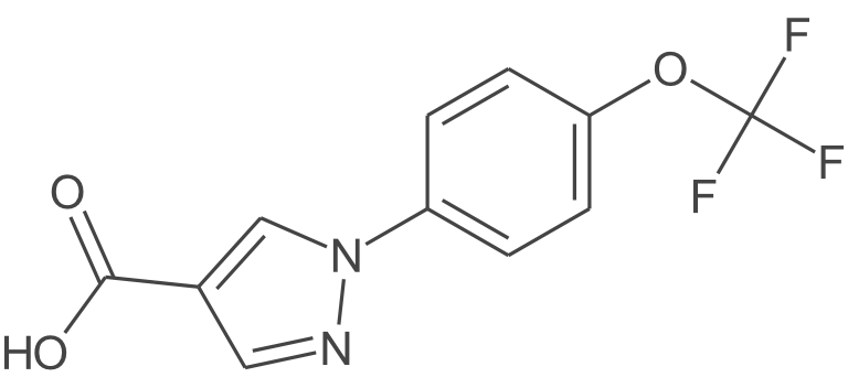 1-（4-（三氟甲氧基）苯基）-1H-吡唑-4-羧酸