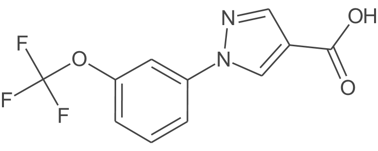 1-（3-（三氟甲氧基）苯基）-1H-吡唑-4-羧酸