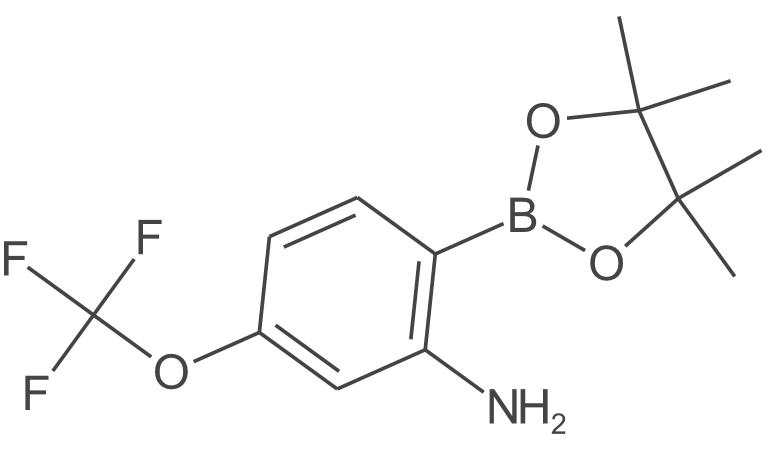 2-(4,4,5,5-四甲基-1,3,2-二氧硼杂环戊烷-2-基)-5-(三氟甲氧基)苯胺