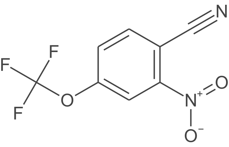 2-硝基-4-(三氟甲氧基)苄腈