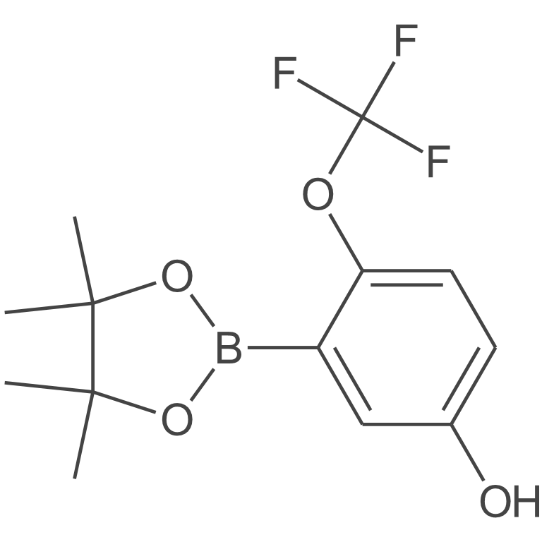 3-(四甲基-1,3,2-二氧杂硼戊烷-2-基)-4-(三氟甲氧基)苯酚