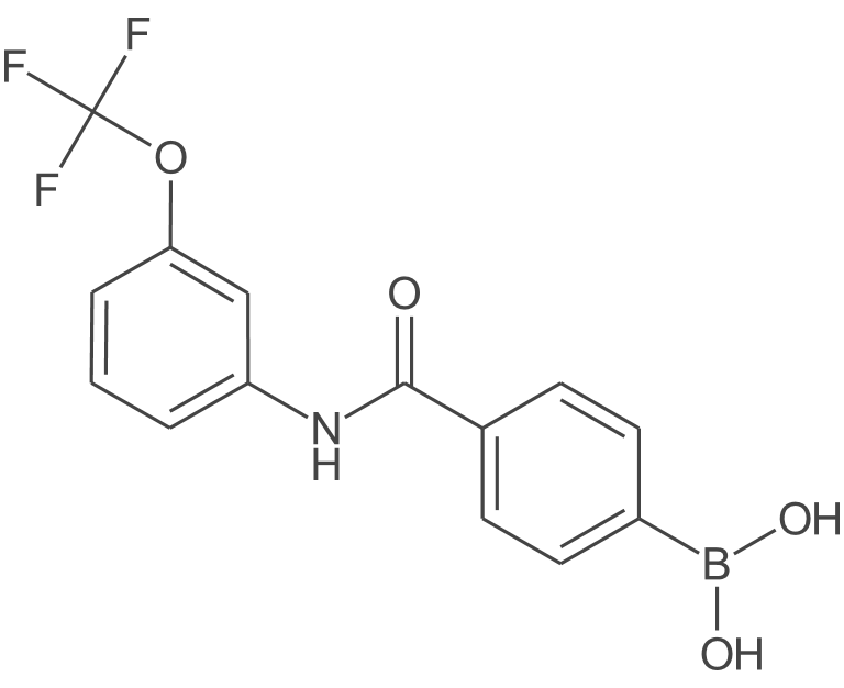 (4-((3-(三氟甲氧基)苯基)氨基甲酰基)苯基)硼酸
