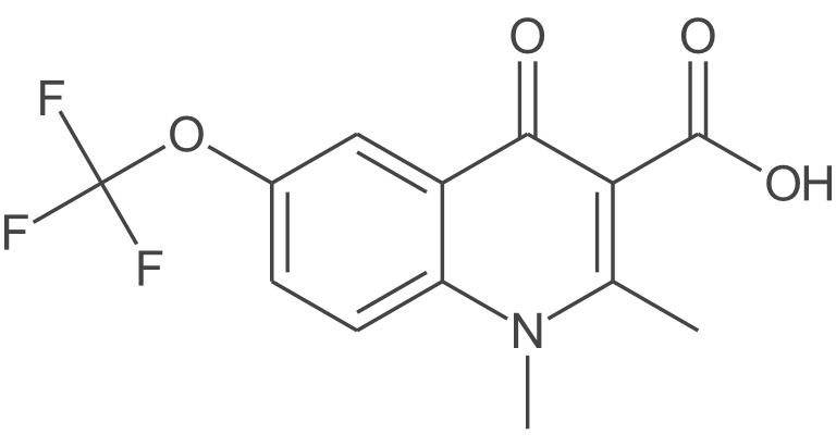 1,2-二甲基-4-氧代-6-(三氟甲氧基)-1,4-二氢喹啉-3-羧酸