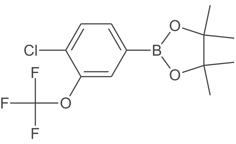 2-(4-氯-3-(三氟甲氧基)苯基)-4,4,5,5-四甲基-1,3,2-二氧杂硼杂环戊烷
