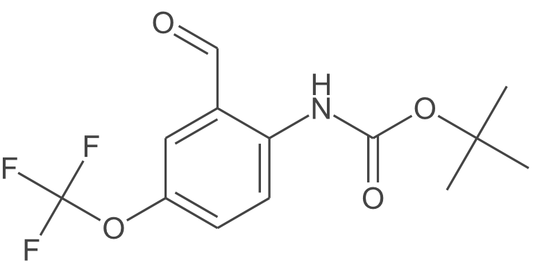 (2-甲酰基-4-(三氟甲氧基)苯基)氨基甲酸叔丁酯
