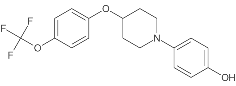 4-(4-(4-(三氟甲氧基)苯氧基)哌啶-1-基)苯酚