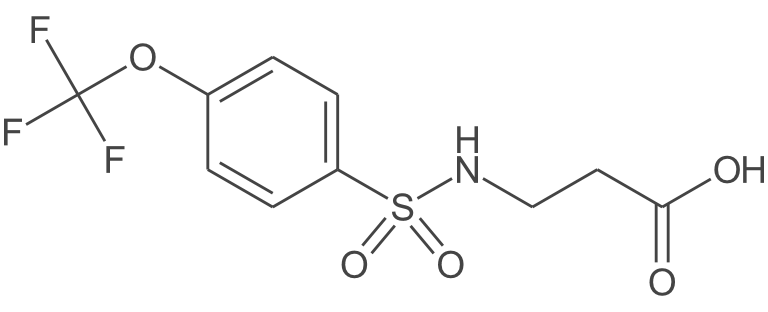 3-[4-(三氟甲氧基)苯磺酰氨基]丙酸