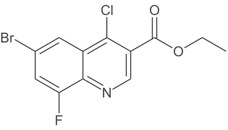6-溴-4-氯-8-氟喹啉-3-羧酸乙酯