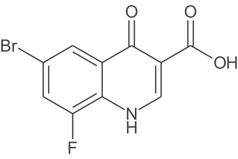 6-溴-8-氟-4-羟基喹啉-3-羧酸