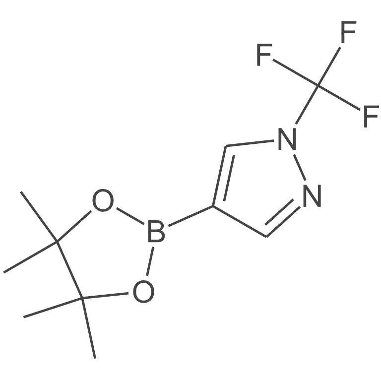 4-(4,4,5,5-四甲基-1,3,2-二氧硼烷-2-基)-1-三氟-1H-吡唑