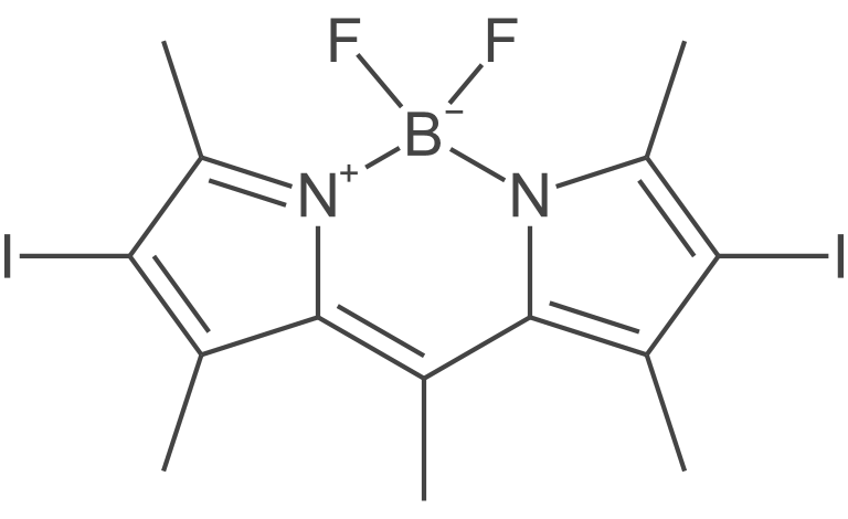 5,5-二氟-2,8-二碘-1,3,7,9,10-五甲基-5H-4l4,5l4-二吡咯并[1,2-c:2',1'-f][1,3,2]二氮杂硼胺