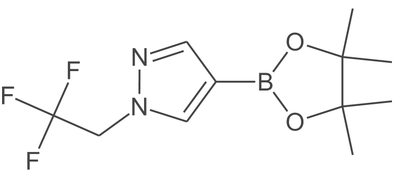 4-(4,4,5,5-四甲基-1,3,2-二氧硼杂环戊烷-2-基)-1-(2,2,2-三氟乙基)-1H-吡唑