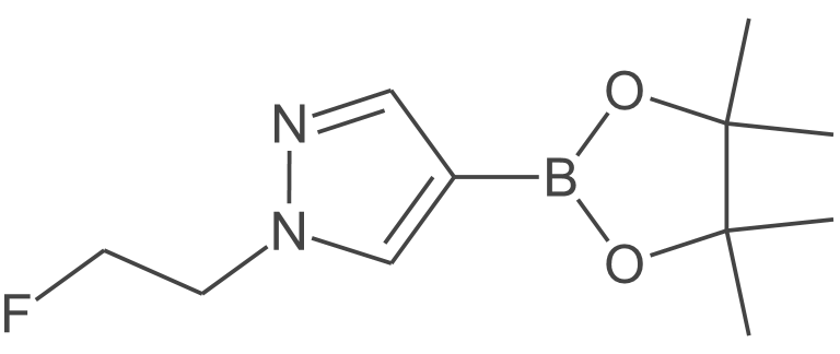 1-(2-氟乙基)-4-(4,4,5,5-四甲基-1,3,2-二氧硼杂环戊烷-2-基)-1H-吡唑