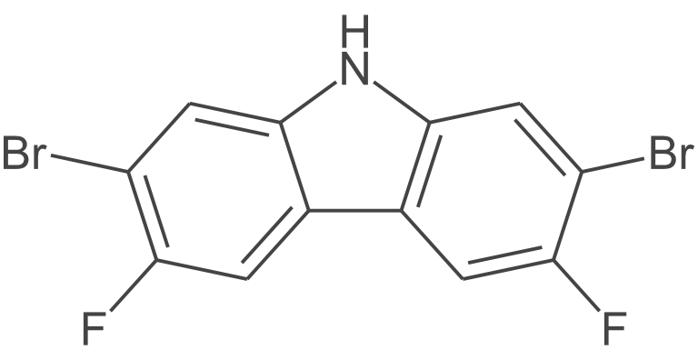 2,7-二溴-3,6-二氟-9H-咔唑