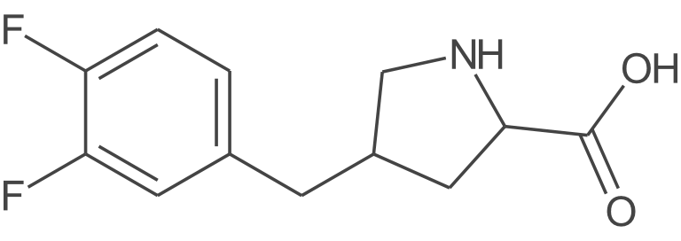 (2S,4R)-4-(3,4-二氟苄基)吡咯烷-2-羧酸