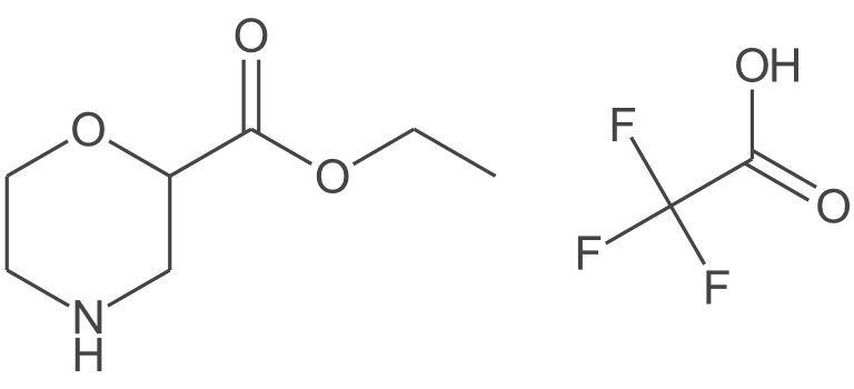 吗啉-2-羧酸乙酯 2,2,2-三氟乙酸酯