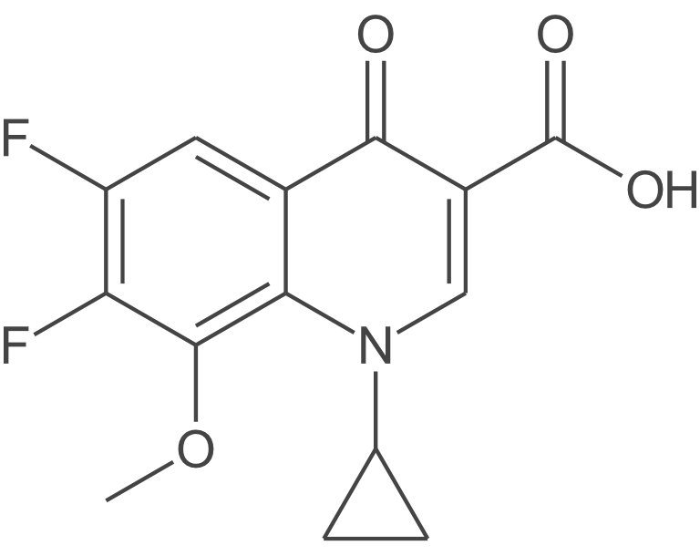 1-环丙基-6,7-二氟-1,4-二氢-8-甲氧基-4-氧代-3-喹啉羧酸