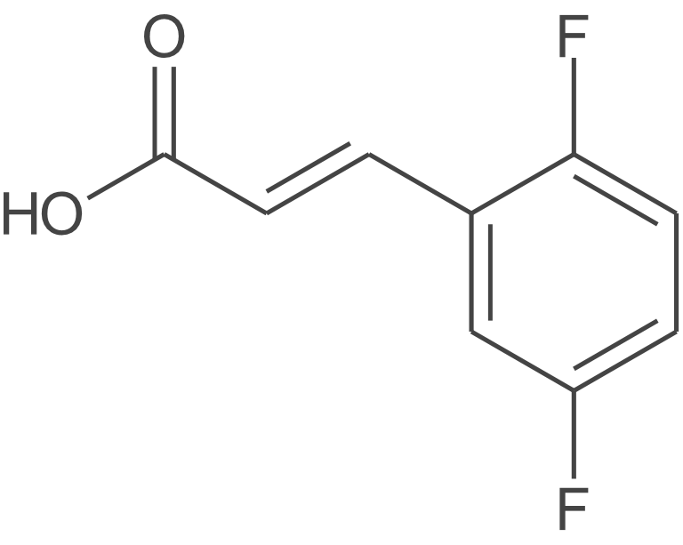 反式-2,5-二氟肉桂酸
